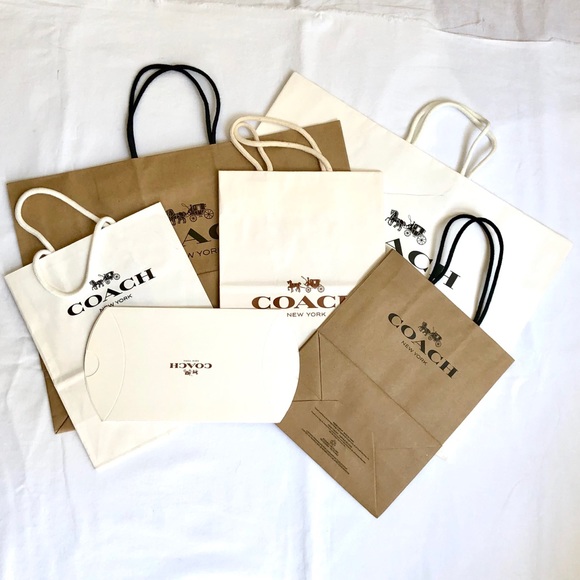 Coach Handbags - Coach brand shopping bags & gift box